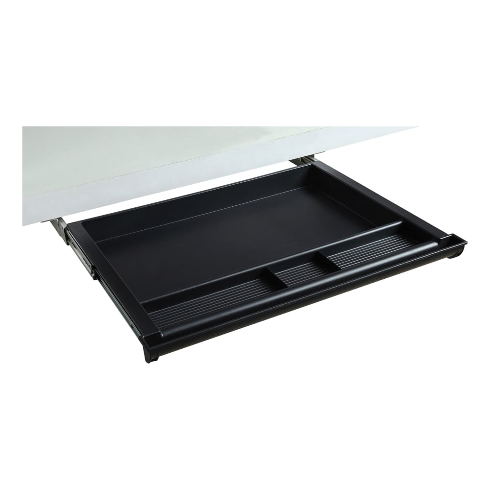 Lorell Laminate Desk 4-compartment Drawer, Black (Min Order Qty 2) MPN:82092