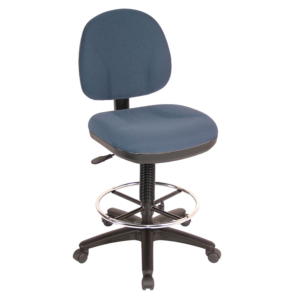 Lorell Millenia Pneumatic Task Stool, Blue MPN:80010