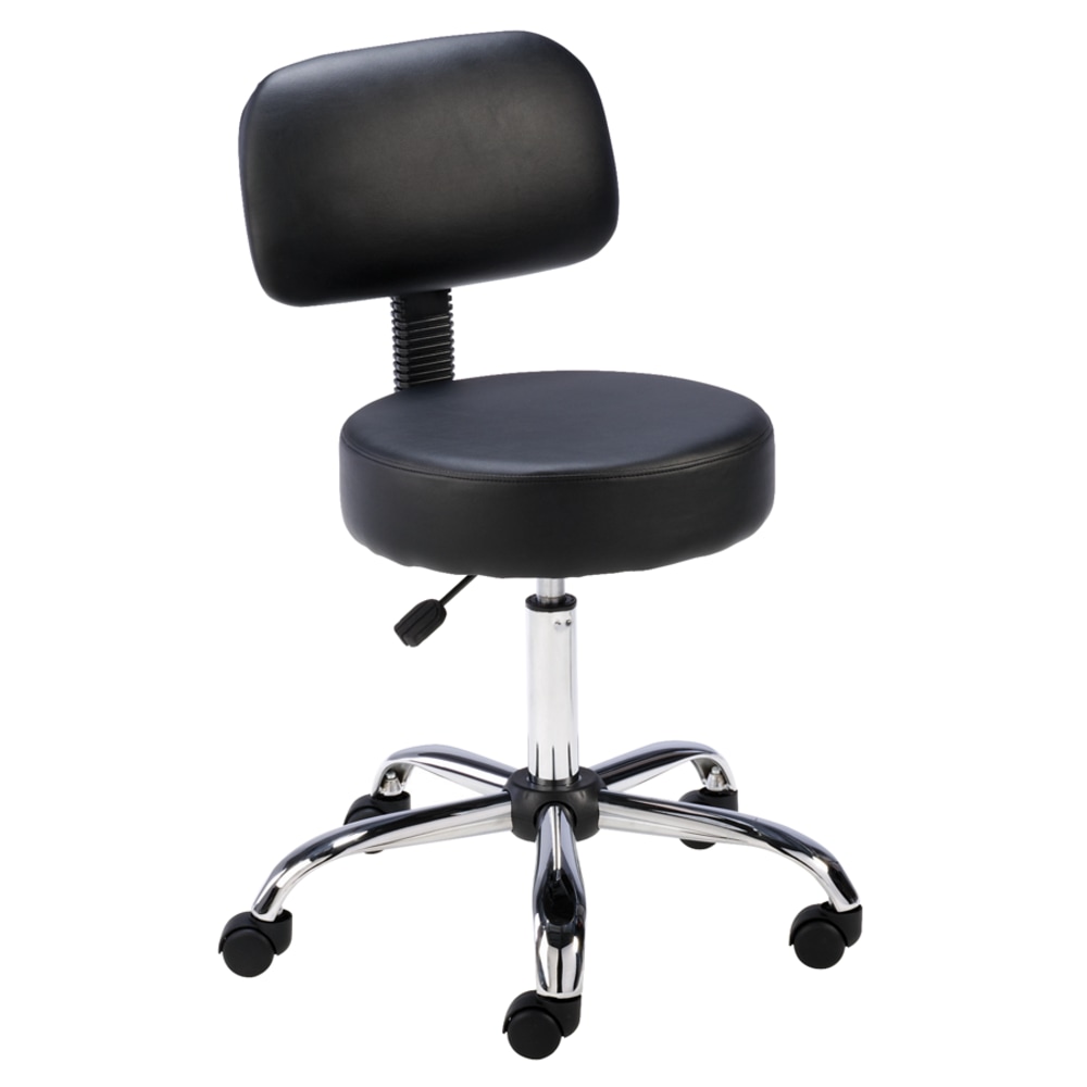 Lorell Pneumatic-Height Stool, Black MPN:69511