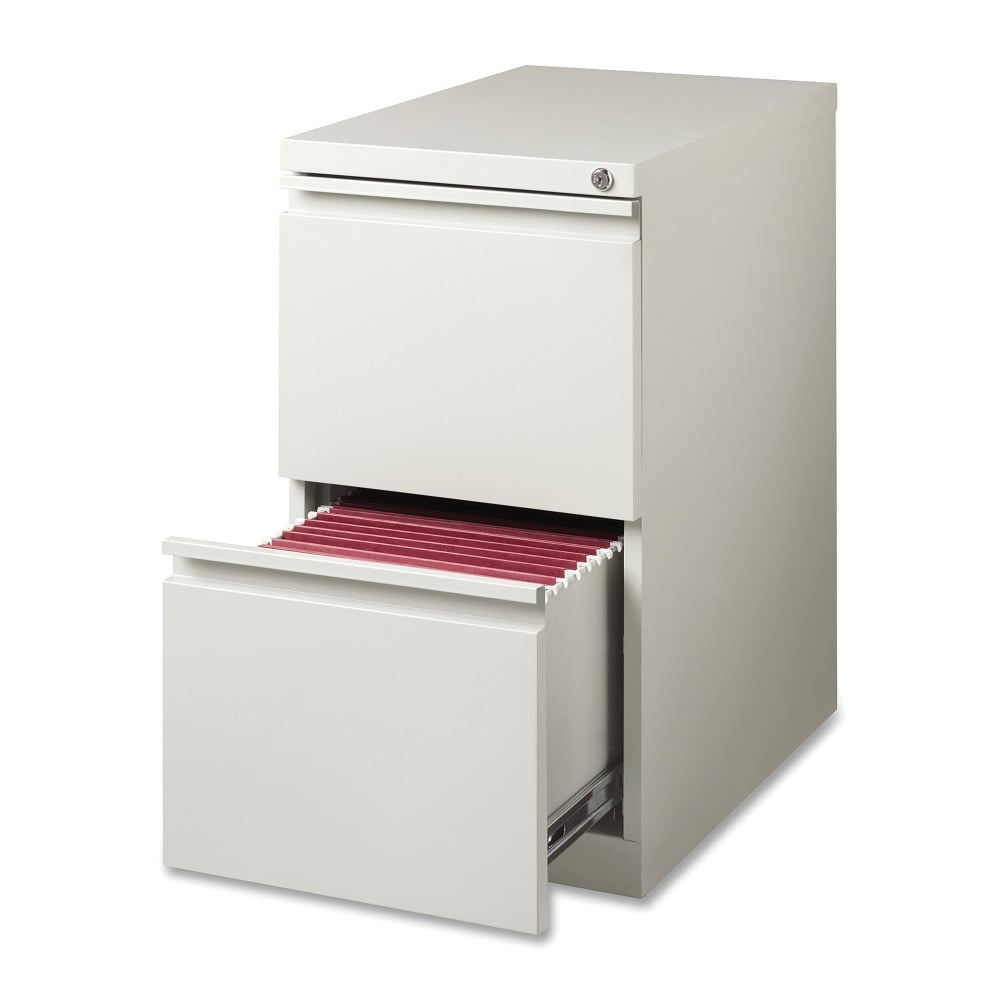 Lorell 22-7/8inD Vertical 2-Drawer Mobile Pedestal File Cabinet, Light Gray MPN:49531