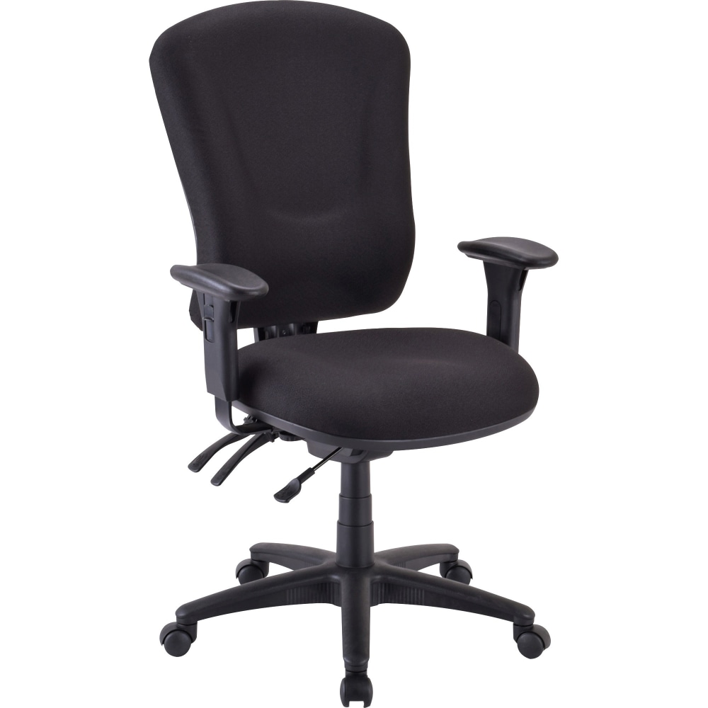 Lorell Accord Series Managerial Fabric Chair, Black MPN:66153