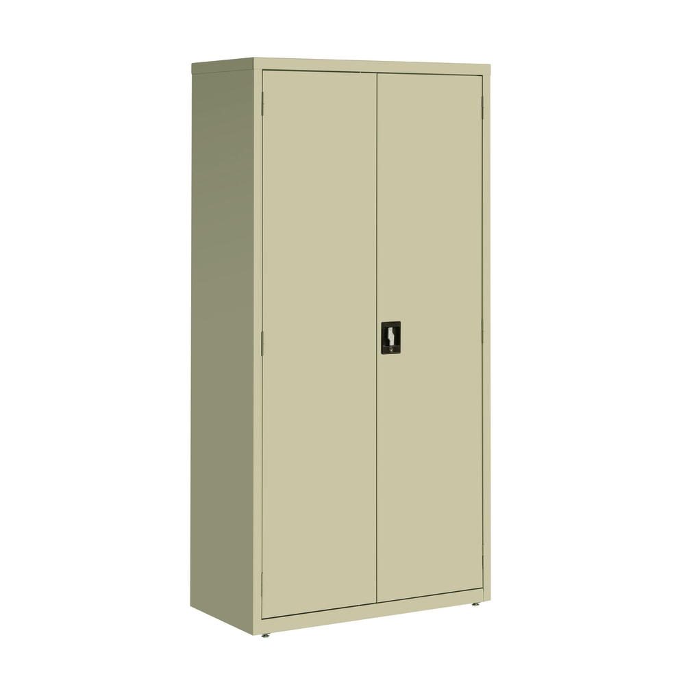 Lorell Fortress Series Steel Storage Cabinet, 5-Shelf, 18inD, Putty MPN:41307