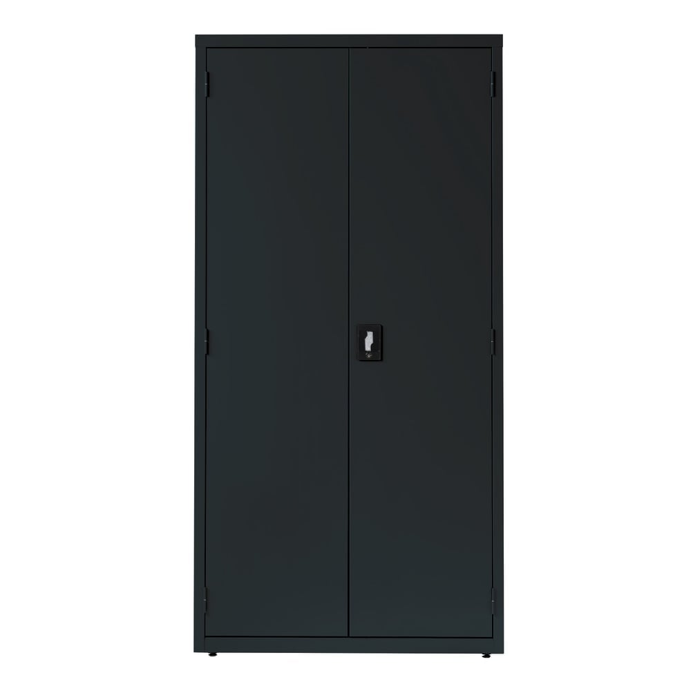 Lorell Fortress Series 18inD Steel Storage Cabinet, Fully Assembled, 5-Shelf, Black MPN:41308