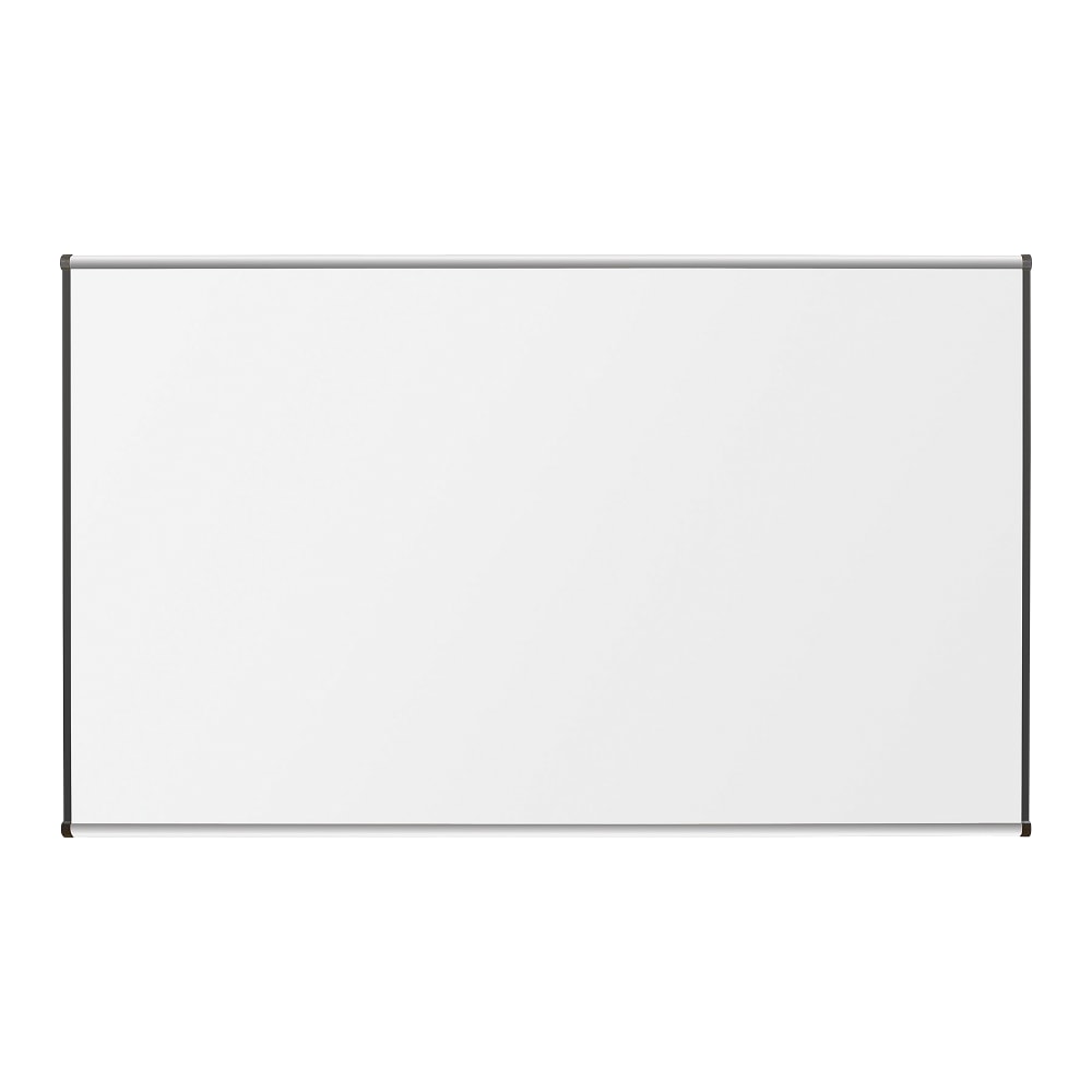 Lorell Porcelain Unframed Dry-Erase Whiteboard, 48in x 72in, Satin Aluminum Frame MPN:55627