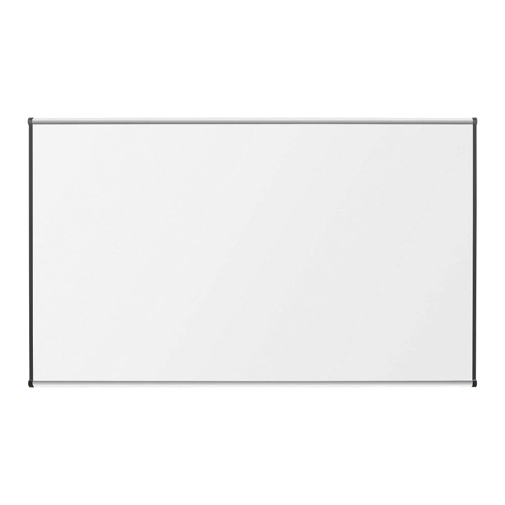 Lorell Porcelain Unframed Dry-Erase Whiteboard, 96in x 48in, Satin Aluminum Frame MPN:55628