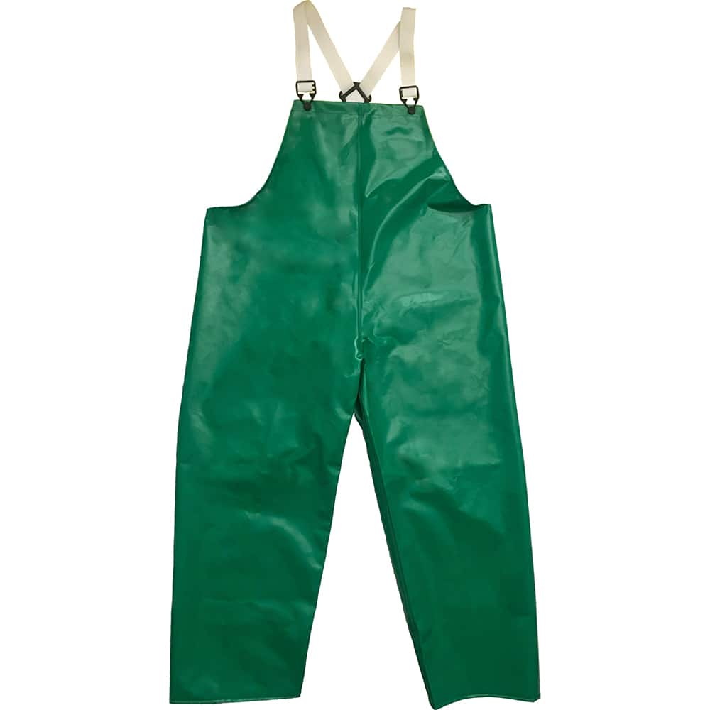 Bib Overalls & Suspenders: Size 3XL, Kelly Green, PVC, Polyester & Polyurethane MPN:250BTRGR3X