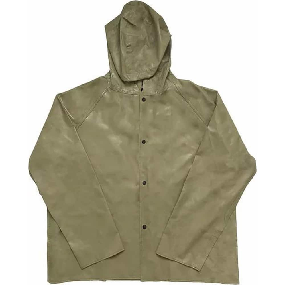 Rain Jacket: Size L, Olive Dab Green, Neoprene & Nylon MPN:300AHJGRLG