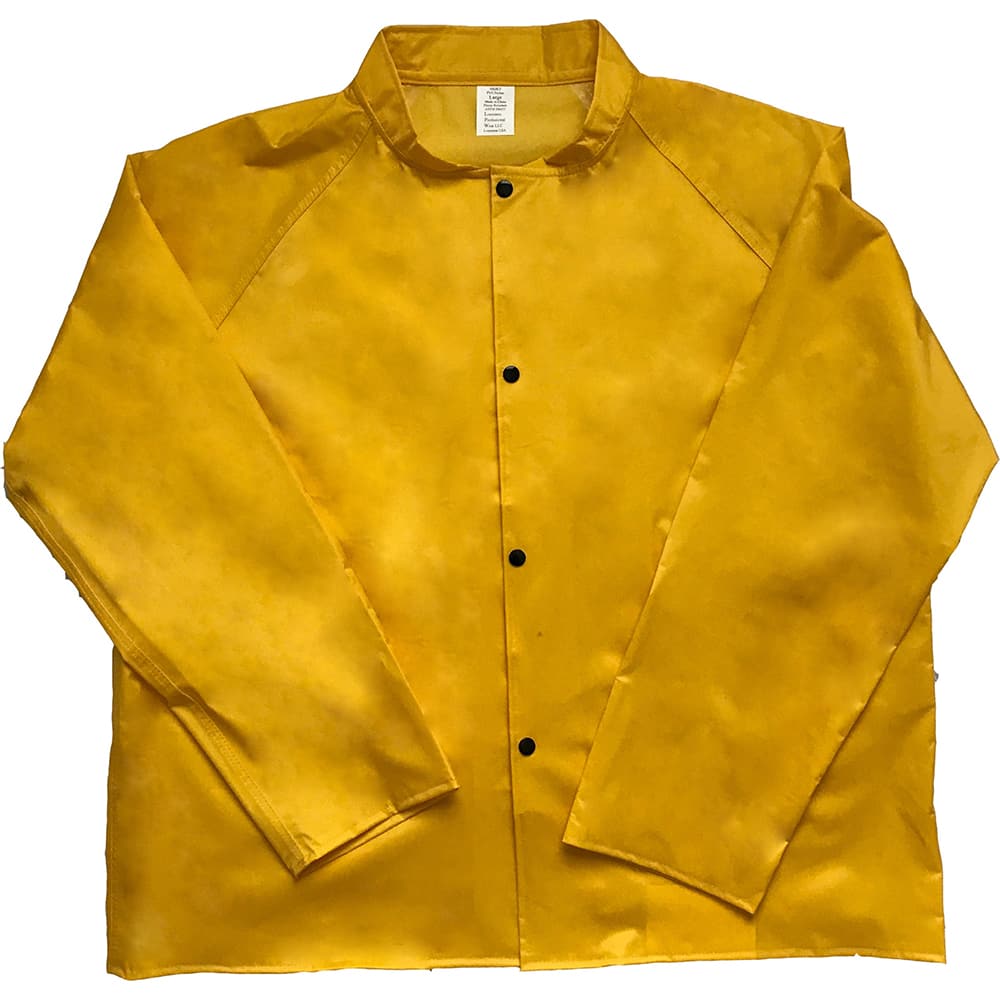 Rain Jacket: Size 3XL, Yellow, Nylon & PVC MPN:500JKTYL3X