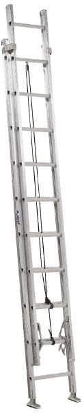 16' High, Type IA Rating, Aluminum Industrial Extension Ladder MPN:AE2216