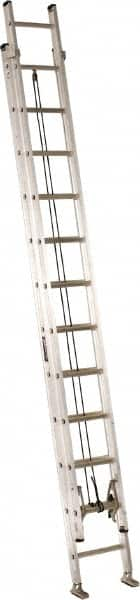 24' High, Type IA Rating, Aluminum Industrial Extension Ladder MPN:AE2224