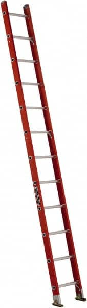 12' High, Type IA Rating, Fiberglass Single Ladder MPN:FE3112