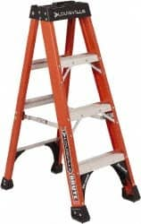 4-Step Fiberglass Step Ladder: Type IAA, 4' High MPN:FS1404HD