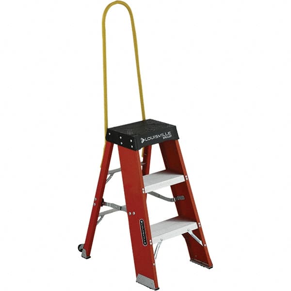 2-Step Fiberglass Step Ladder: Type IAA, 2' High MPN:FY8002-S55S56