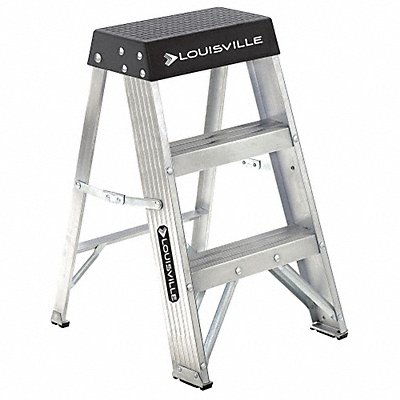 Step Stool 24 In H 300 lb Aluminum MPN:AS3002