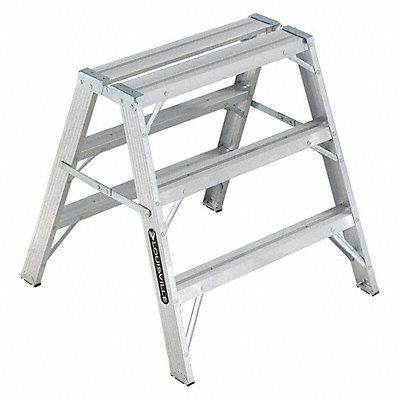 Sawhorse Ladder Aluminum 34-3/4 W 37 H MPN:L-2032-03