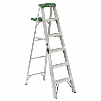 Stepladder Alum 6 ft 225 lb. MPN:AS4006