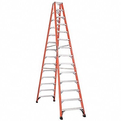 Twin Stepladder Fbrgls IAA 14ft FM1400HD MPN:FM1414HD