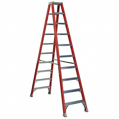 Twin Stepladder Fbrgls IA 10ft FM1500 MPN:FM1510