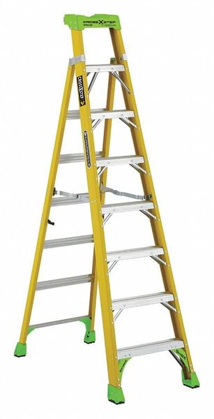 Stepladder Fiberglass 375 lb IAA 8 ft. MPN:FXS1408HD