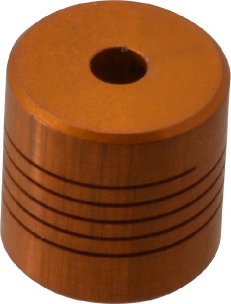 Flexible Screw Hub: Anodized Aluminum, 1/8