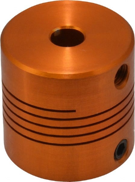 Flexible Screw Hub: Anodized Aluminum, 1/4