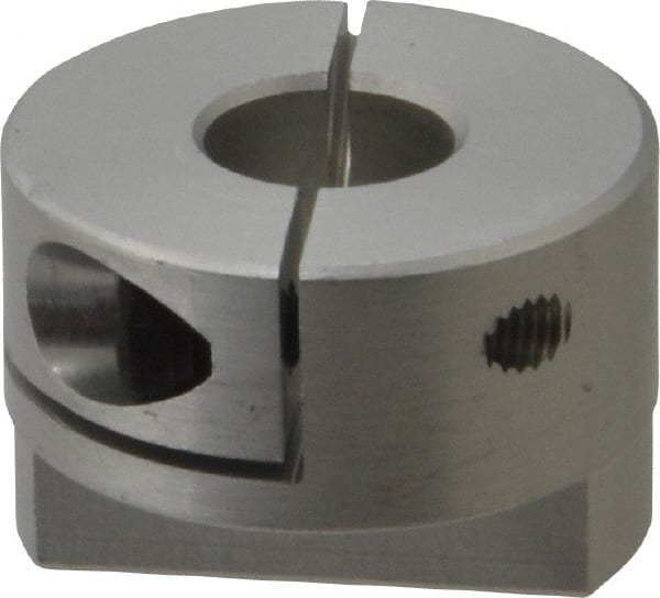 Flexible Oldham Coupling: Aluminum Hub with Polyacetal Insert, 1/2