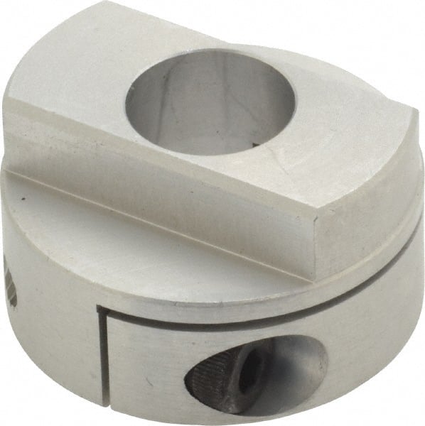 Flexible Oldham Coupling: Aluminum Hub with Polyacetal Insert, 1/2