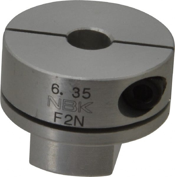 Flexible Oldham Coupling: Aluminum Hub with Polyacetal Insert, 1/4