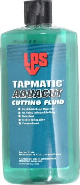 Cutting & Tapping Fluid: 16 oz Bottle MPN:01216