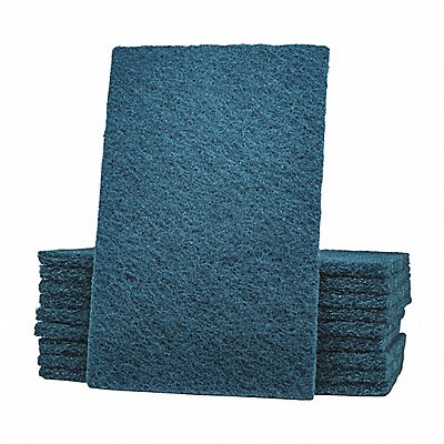 Scouring Pad 8 7/8 in L Blue PK60 MPN:59660