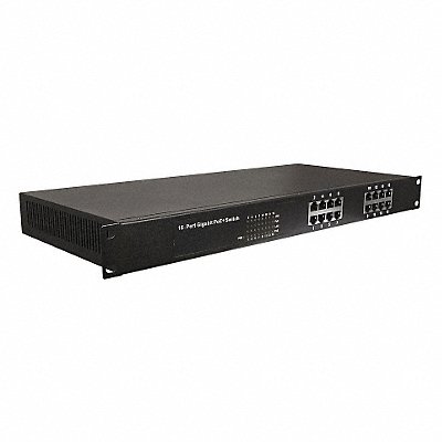 PoE SwitchCamera Inputs 16 Black MPN:LTPOE-SW1600G