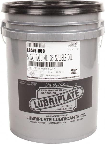 Cutting Fluid: 5 gal Pail MPN:L0576-060