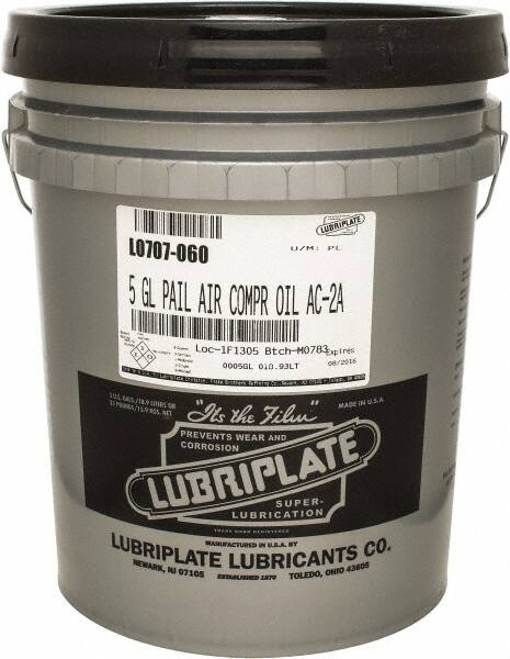 5 Gal Pail, ISO 100, SAE 30, Air Compressor Oil MPN:L0707-060