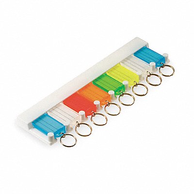 Key Tag Rack with Eight Tags White MPN:60580