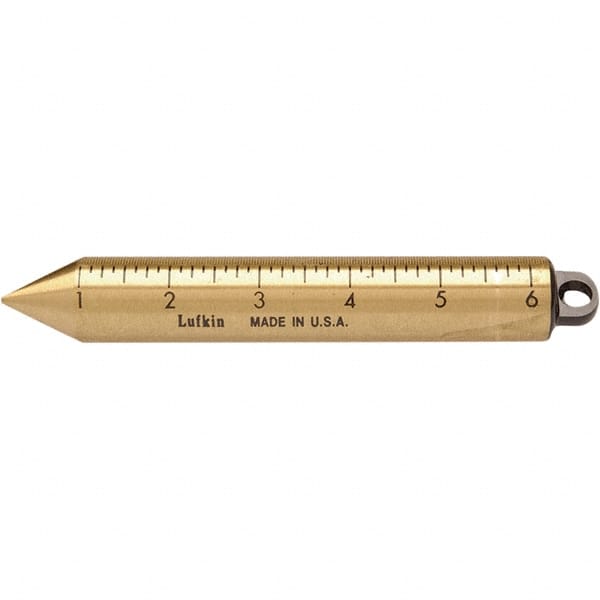 Plumb Bobs, Weight (oz.): 20.00 , Bob Type: Plumb Bob , Material: Brass, Brass , Replaceable Tip: No , Point Or Tip Material: Brass  MPN:590GMEN