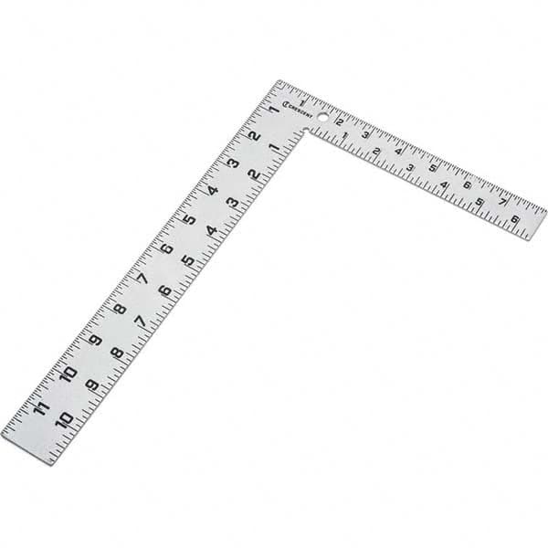 Rafter Squares, Type: Carpenters' Square , Blade Length (Inch): 24 , Base Length (Inch): 24 , Graduation (mm): 0.0625 in , Graduation (Inch): 0.0625 in, 1/16  MPN:L1624CS