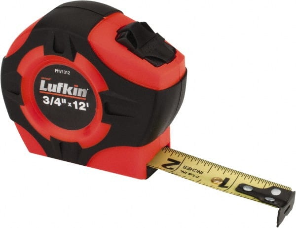 Tape Measure: 12' Long, 3/4