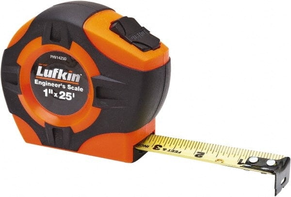 Tape Measure: 25' Long, 1