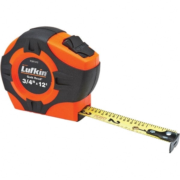 Tape Measure: 12' Long, 3/4