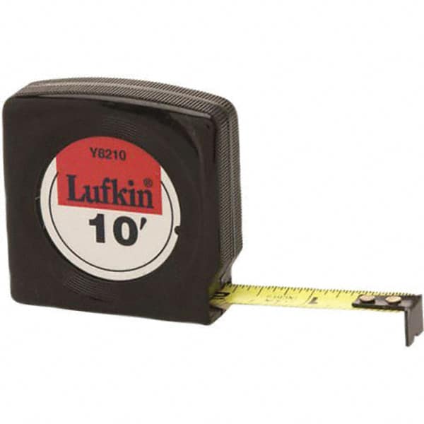 Tape Measure: 10' Long, 1/2