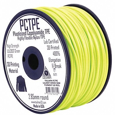 PCTPE Green 3mm Filament 1lb MPN:RM-NY0013