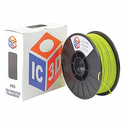 ABS Filament Green 3mm 1kg Reel MPN:RM-AB0110