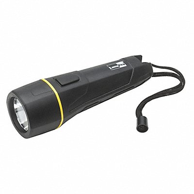 Handheld Flashlight Plastic Black 211lm MPN:49XX95