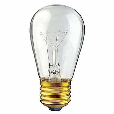 Miniature Incandescent Bulb S14 15.0W MPN:15S14/GR/CL 130V