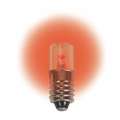 Miniature LED Bulb T3-1/4 Red 0.47W MPN:2FNJ1