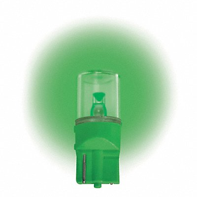 Miniature LED Bulb T3-1/4 Green 0.47W MPN:2FNJ6