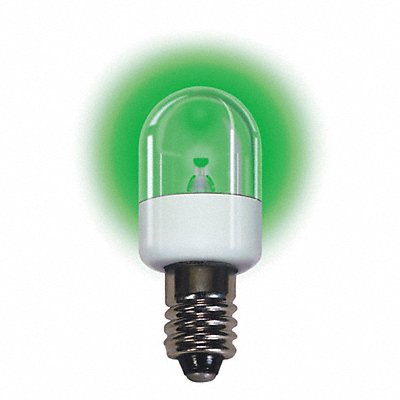 Miniature LED Bulb T6 Green 0.72W MPN:2FNX6