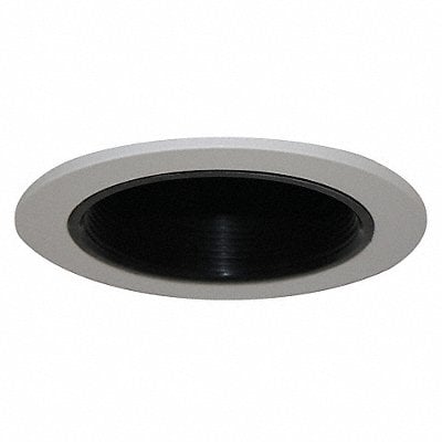 RcssdDwnltTrim 5in Wht/Blk Baffle MPN:10F213