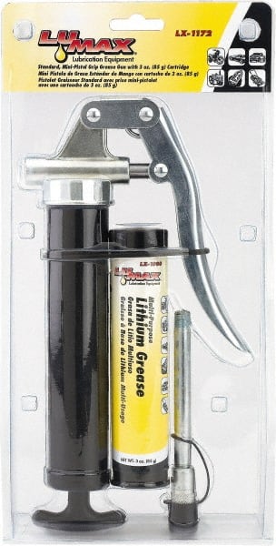 Manual Grease Gun: 3 oz Cartridge MPN:LX-1172