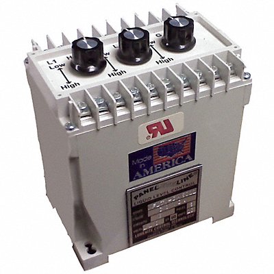 Din Mount Level Control 3 Relay 240VAC MPN:WFLTV-DM-6012